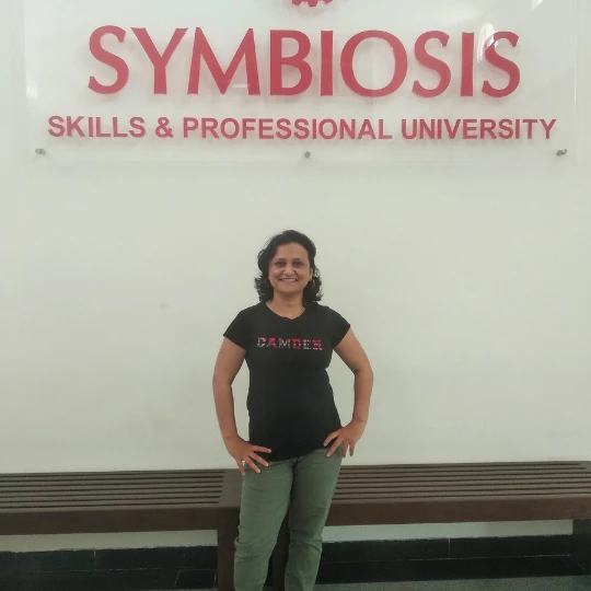 Nutritionist Rupali Shevade attending a professional event in Pune symbiosis