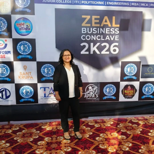 Nutritionist Rupali Shevade attending a professional event in Pune